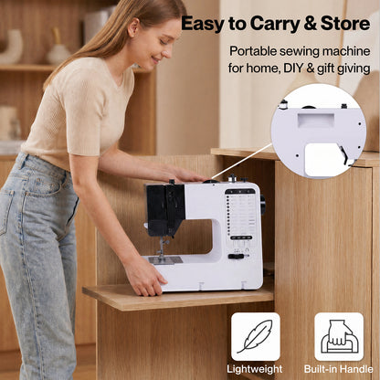 Spector Mini Sewing Machine Portable Electric Household DIY Sewing Kit Pedal
