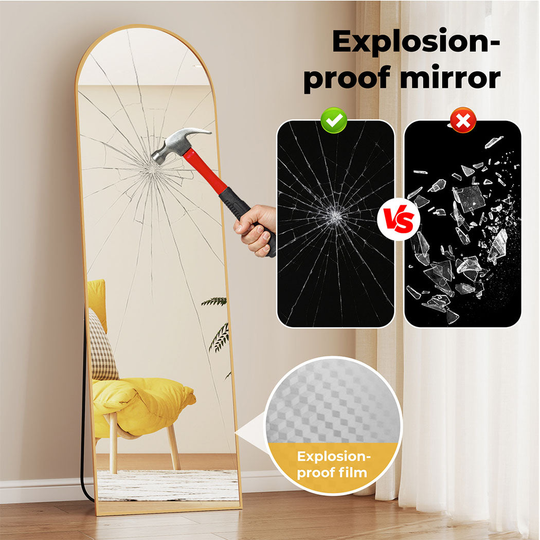 Levede 165X60CM Full Length Mirror Floor Standing Wall Mounted Mirror Home Decor
