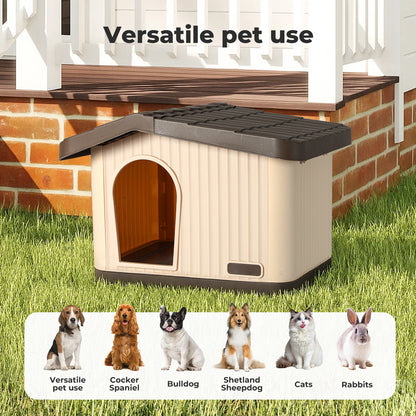 Skylos Pet House Outdoor Winter Insulated Dog Kennel Stray Shelter Weatherproof