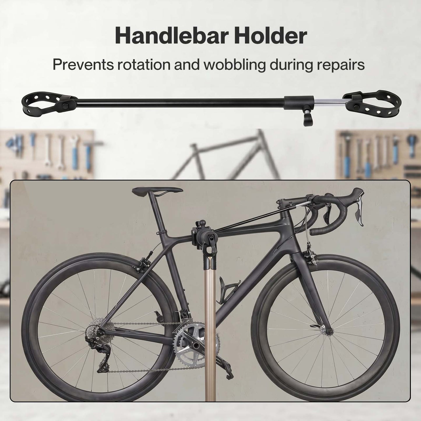 MONVELO Bike Repair Stand Adjustable Bicycle Maintenance Station Rack Folding