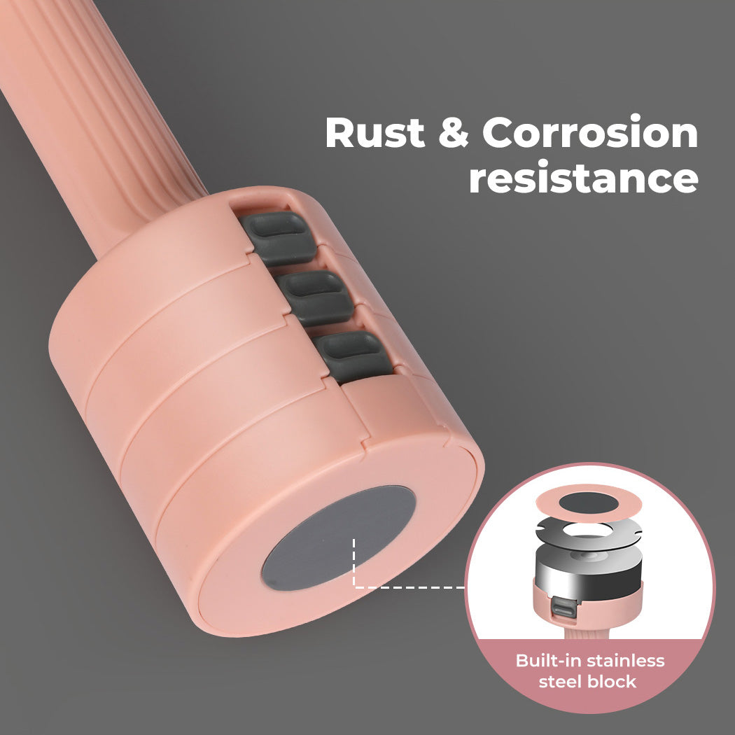 Centra Pair Dumbbells  Fast Adjustable 1KG-2.5KG With Metal Weight Pink