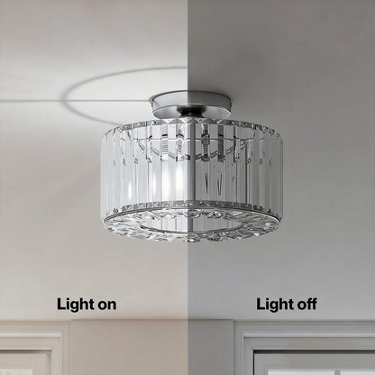 Emitto Crystal Ceiling Light Modern Chandelier Bedroom Hallway Pendant Lamp E27
