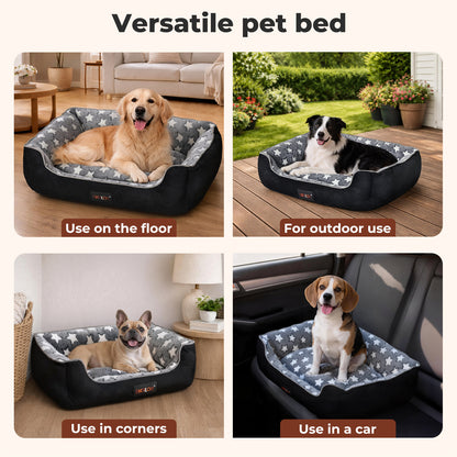 Skylos Orthopedic Pet Bed Luxury Dog Mattress Durable Corduroy Soft Flannel