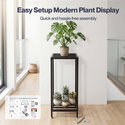 Levede 2 Tier Plant Stand Flower Pot Rack Shelf Planter Holder Indoor Outdoor