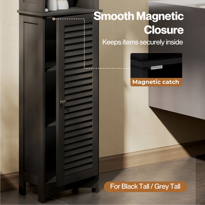 Levede Bathroom Storage Cabinet Freestanding Cupboard Adjustable Shelf Unit