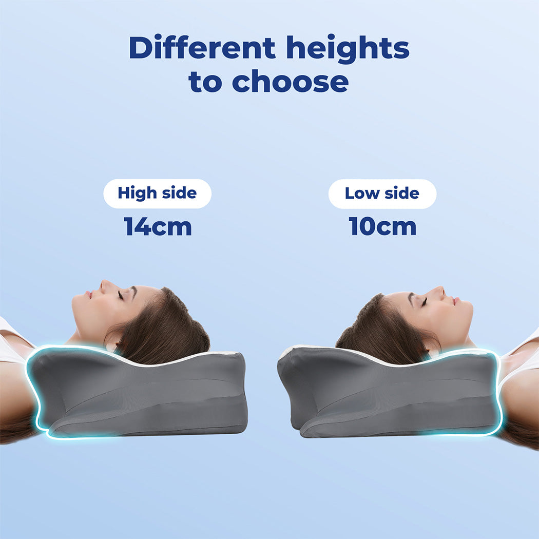 Lavio Memory Foam Cervical Pillow Neck Shoulder Arm Back Support Pain Relief