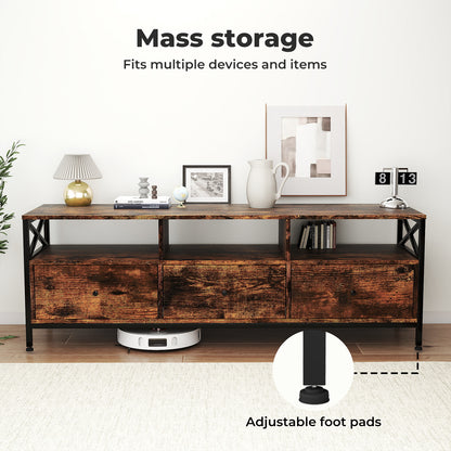 Levede TV Stand Cabinet Entertainment Unit with Drawers Shelves for 65 Inch TV