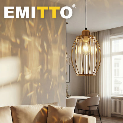 Emitto Crystal Ceiling Light Shade Pendant Lamp Shade Table Floor Lamps Gold