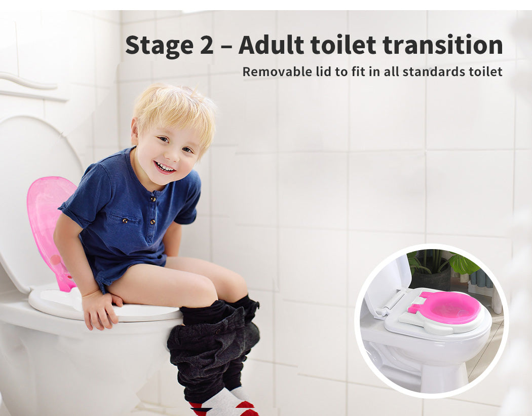 Dekko Kids Potty Seat Trainer Safety Toilet Training Toddler Children Non Slip