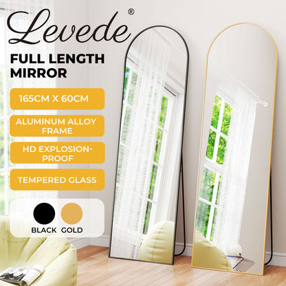 Levede 165X60CM Full Length Mirror Floor Standing Wall Mounted Mirror Home Decor
