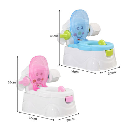 Dekko 3-in-1 Kids Potty Trainer Baby Toilet Traning Seat  Toddler Safety Chair