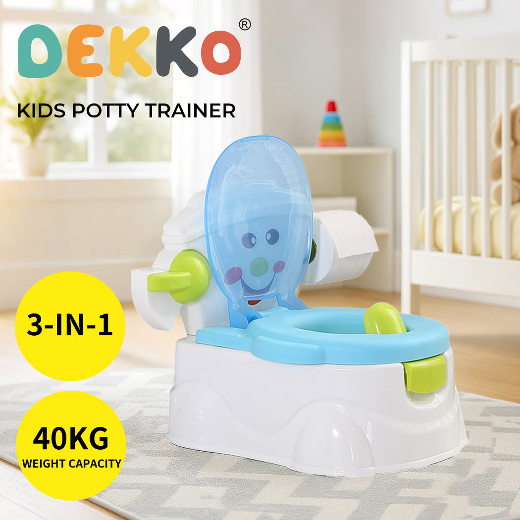 Dekko Kids Potty Trainer Seat Safety Toilet Training Toddler Children Non Slip