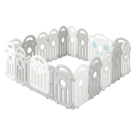 Dekko Baby Playpens Kids Safety Gate Toddler Fence Child Play Pen Toy 18 Panels