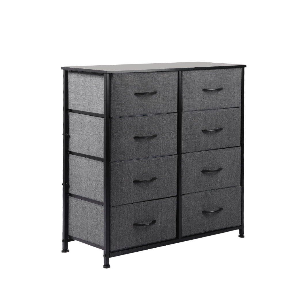 Levede Fabric Chest of 8 Drawers Storage Organizer Bedroom Home Furniture Unit