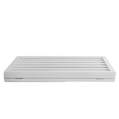 Wooden Pet Gate Dog Fence Retractable Barrier Portable Door 3 Panel White