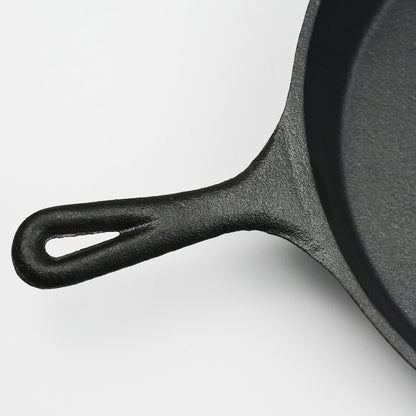 Toque Frying Pan Non Stick Cast Iron 30cm Steak Skillet Round BBQ Grill Camping