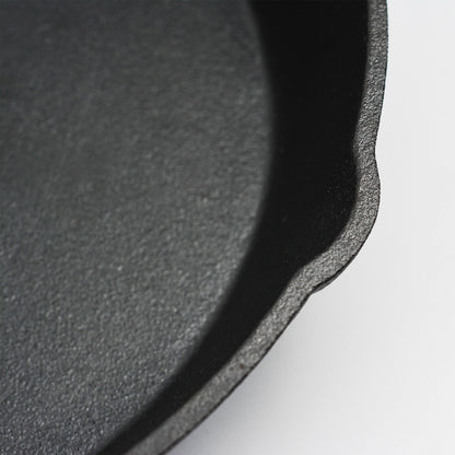 Toque Frying Pan Non Stick Cast Iron 30cm Steak Skillet Round BBQ Grill Camping