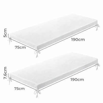 Lavio Camping Mattress Topper Memory High Density Foam Mattress Roll Floor Mat