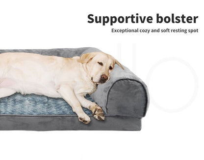 Skylos Orthopedic Pet Bed Foam Large Dog Bedding Plush Mattress Soft Cushion Mat