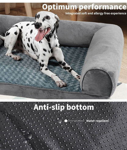 Skylos Orthopedic Pet Calming Bed Extra Large Foam Plush Dog Nest Mattress Mat