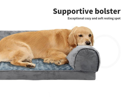 Skylos Orthopedic Pet Calming Bed Extra Large Foam Plush Dog Nest Mattress Mat