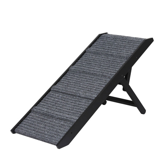 Skylos Folding Dog Ramp 90cm Pet Stair for Bed Sofa 33-45cm Height Adjustable