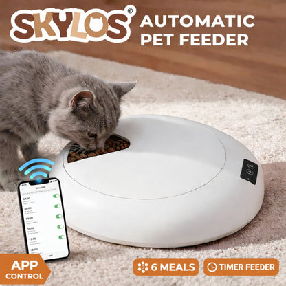 Skylos Pet Feeder Automatic Dog Cat Programmable Fresh Wet Dry Food Dispenser