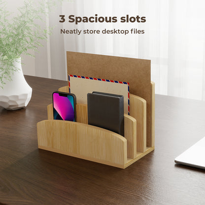 Levede Letter Paper File Storage Stand Rack Holder Tray Organiser Desktop Office